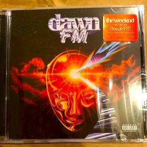 The Weeknd autographed variant cover of Dawn FM cd